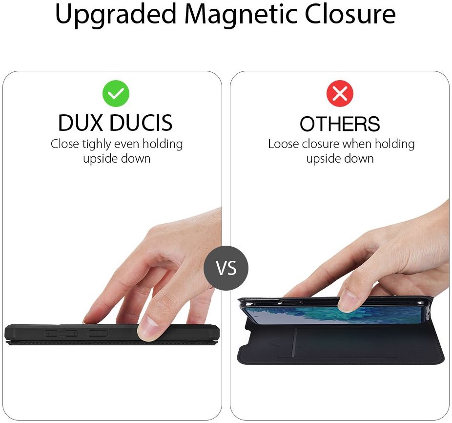 Dux Ducis Skin X Series Samsung Galaxy S20 FE Hoesje Zwart afbeelding 9