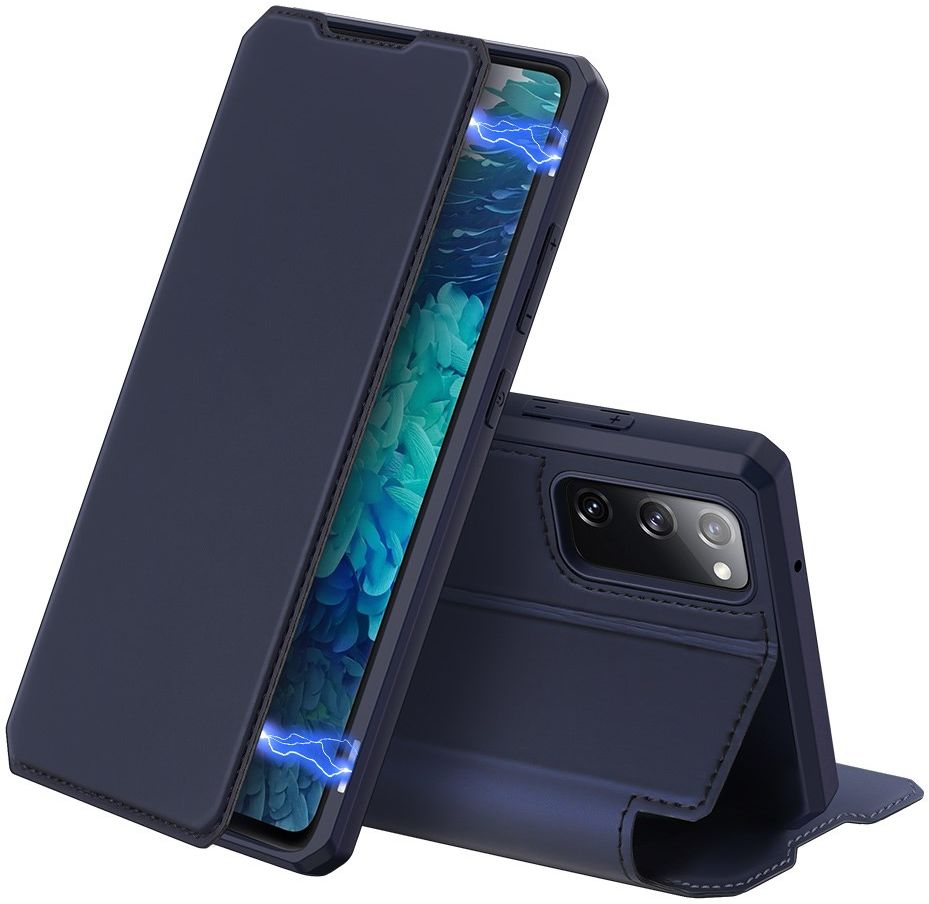 Dux Ducis Skin X Series Samsung Galaxy S20 FE Hoesje Blauw afbeelding 1