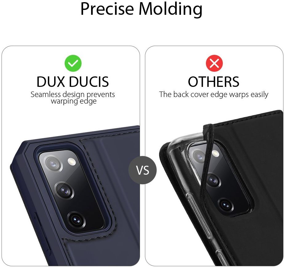 Dux Ducis Skin X Series Samsung Galaxy S20 FE Hoesje Blauw afbeelding 8