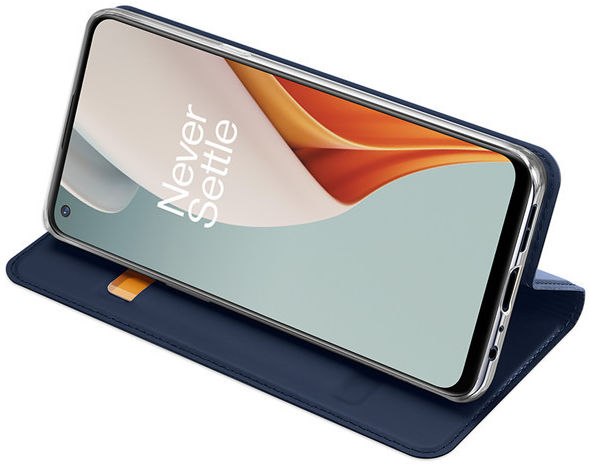 Dux Ducis Skin Pro Series OnePlus N100 Wallet Hoesje Blauw afbeelding 4