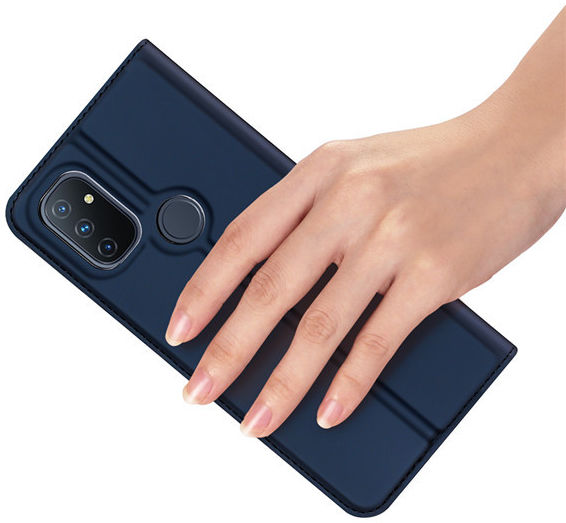 Dux Ducis Skin Pro Series OnePlus N100 Wallet Hoesje Blauw afbeelding 5