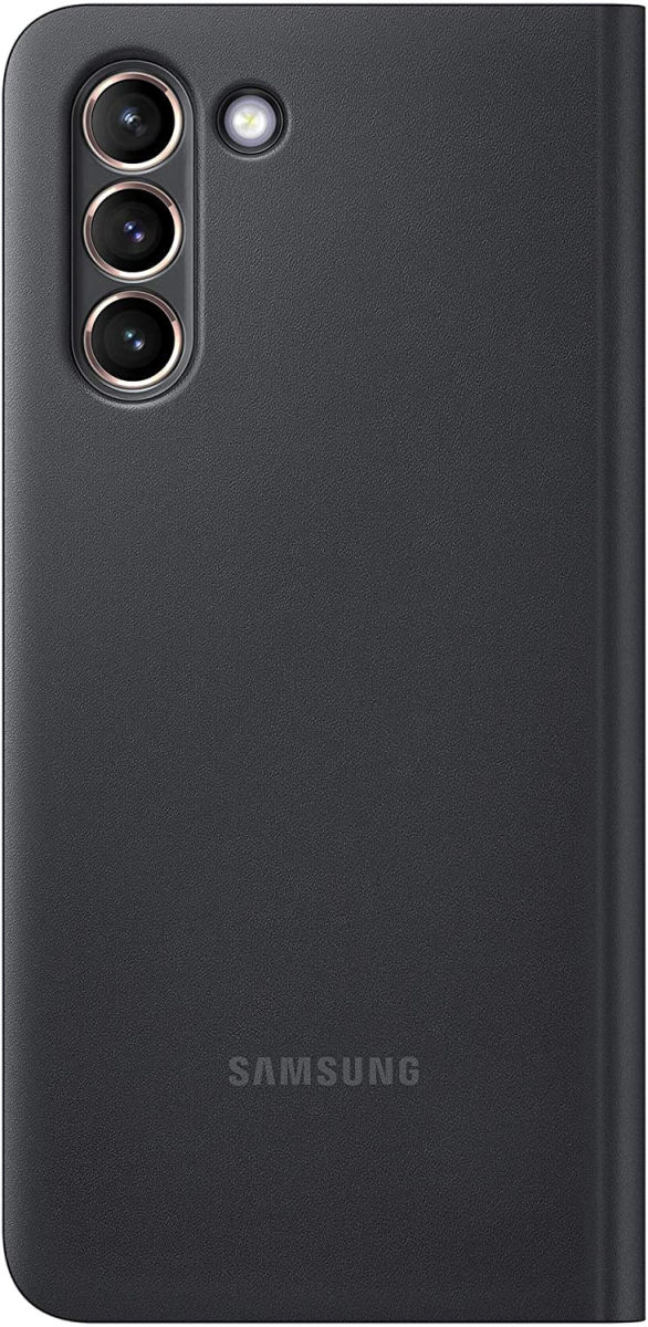 Origineel Samsung Galaxy S21 Hoesje Smart Clear View Cover Zwart afbeelding 5