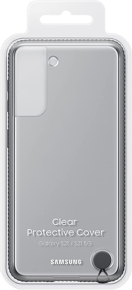 Origineel Samsung Galaxy S21 Hoesje Clear Protective Cover Zwart afbeelding 5