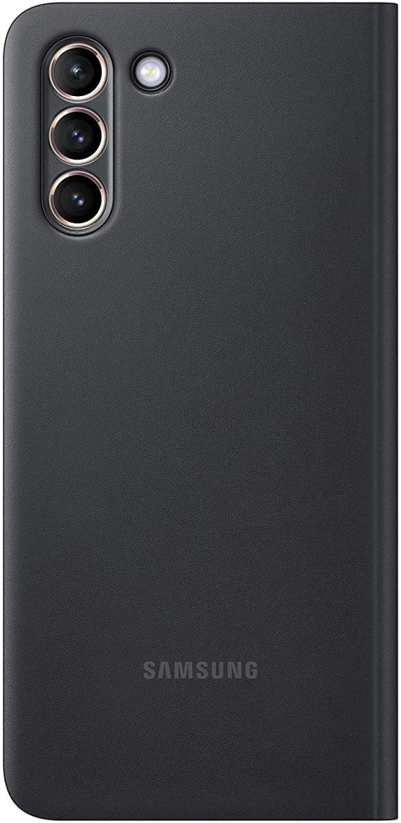 Origineel Samsung Galaxy S21 Plus Hoesje Smart Clear View Cover Zwart afbeelding 5