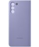 Origineel Samsung Galaxy S21 Plus Hoesje Smart Clear View Cover Violet