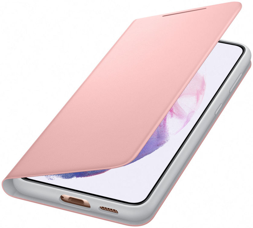 Origineel Samsung Galaxy S21 Plus Hoesje Smart LED View Cover Roze afbeelding 1