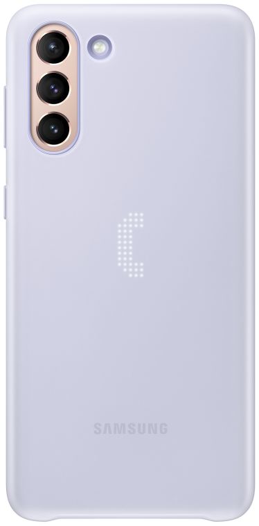 Origineel Samsung Galaxy S21 Plus Hoesje Smart LED Cover Paars afbeelding 1