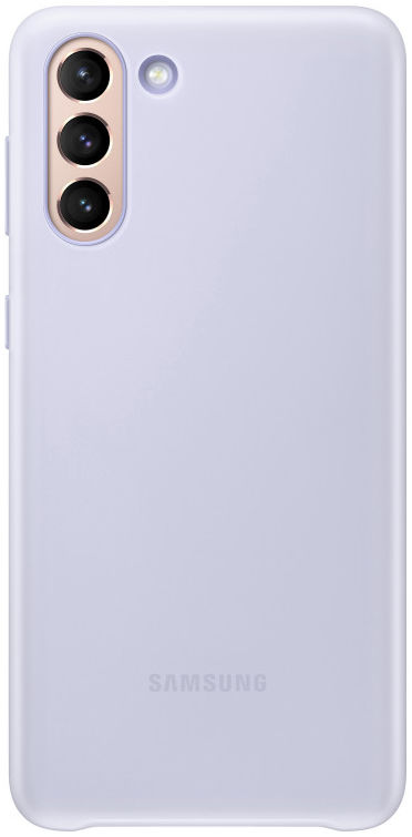 Origineel Samsung Galaxy S21 Plus Hoesje Smart LED Cover Paars afbeelding 3