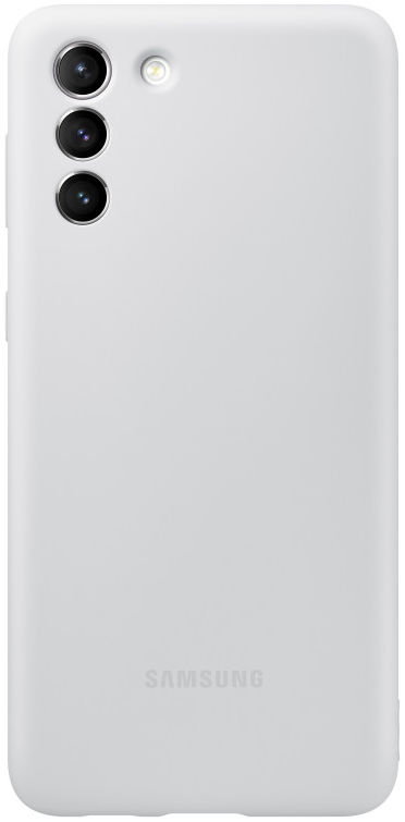 Origineel Samsung Galaxy S21 Plus Hoesje Siliconen Cover Grijs afbeelding 1