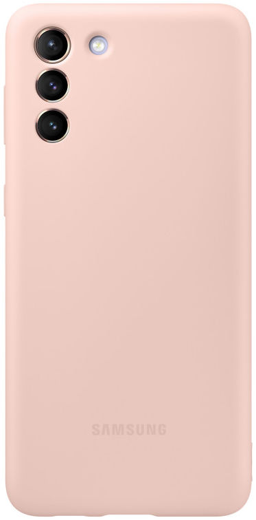 Origineel Samsung Galaxy S21 Plus Hoesje Siliconen Cover Roze afbeelding 1