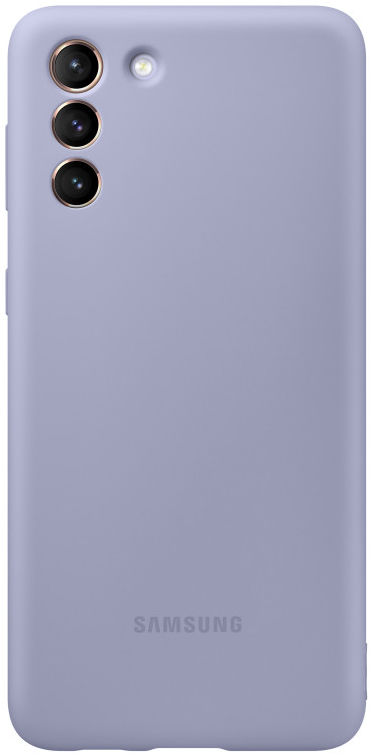 Origineel Samsung Galaxy S21 Plus Hoesje Siliconen Cover Paars afbeelding 1