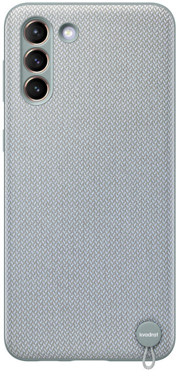 Origineel Samsung Galaxy S21 Plus Hoesje Kvadrat Cover Grijs afbeelding 1