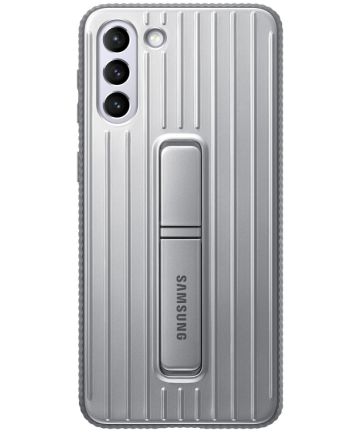 Origineel Samsung S21 Plus Hoesje Protective Standing Cover Grijs Hoesjes