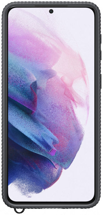 Origineel Samsung Galaxy S21 Plus Hoesje Clear Protective Cover Zwart afbeelding 2