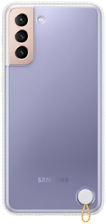 Origineel Samsung Galaxy S21 Plus Hoesje Clear Protective Cover Wit afbeelding 1