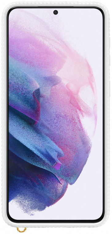 Origineel Samsung Galaxy S21 Plus Hoesje Clear Protective Cover Wit afbeelding 2