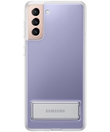 Origineel Samsung Galaxy S21 Plus Hoesje Standing Cover Transparant Hoesjes