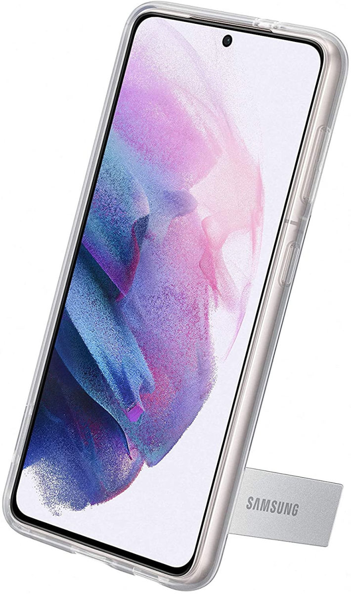 Origineel Samsung Galaxy S21 Plus Hoesje Standing Cover Transparant afbeelding 4