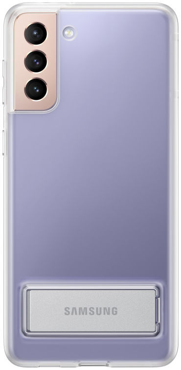Origineel Samsung Galaxy S21 Plus Hoesje Standing Cover Transparant afbeelding 1