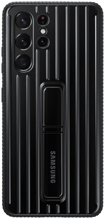 Origineel Samsung S21 Ultra Hoesje Protective Standing Cover Zwart afbeelding 1