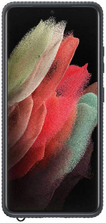 Origineel Samsung Galaxy S21 Ultra Hoesje Clear Protective Cover Zwart afbeelding 2