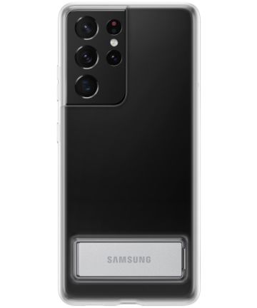 Origineel Samsung Galaxy S21 Ultra Hoesje Standing Cover Transparant Hoesjes