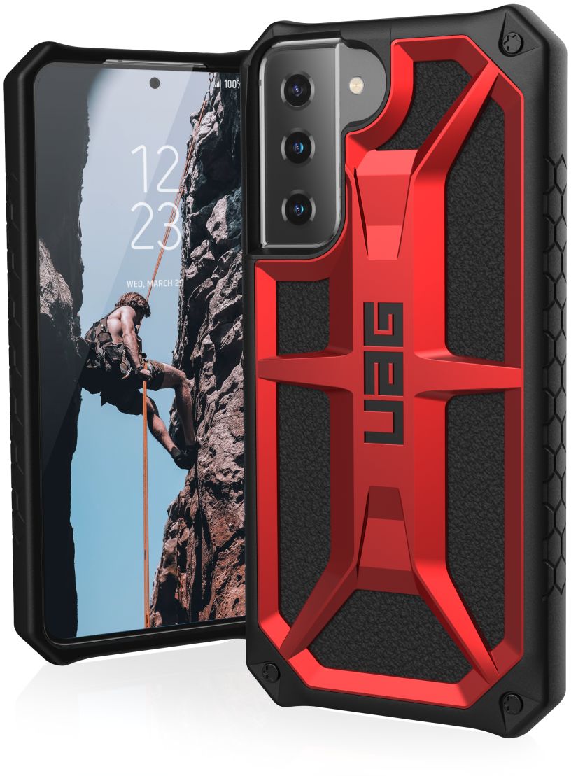 Urban Armor Gear Monarch Samsung Galaxy S21 Hoesje Crimson afbeelding 2