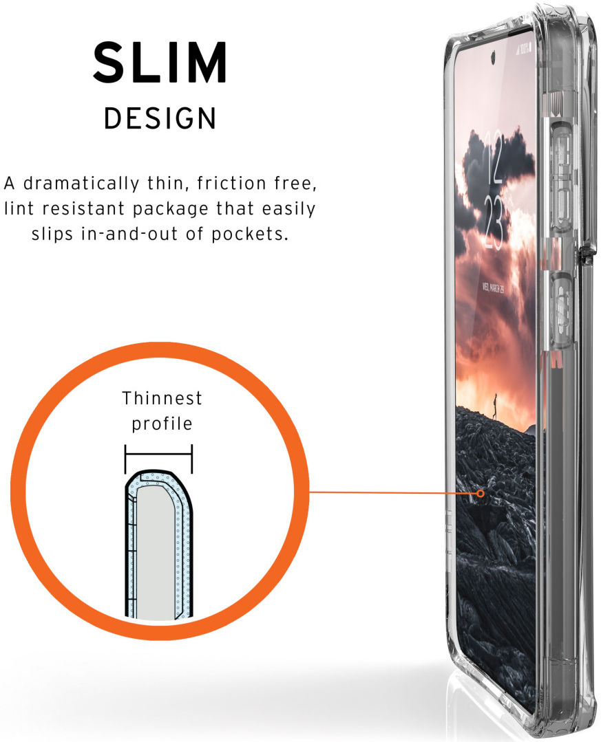 Urban Armor Gear Plyo Hoesje Samsung Galaxy S21 Transparant afbeelding 4