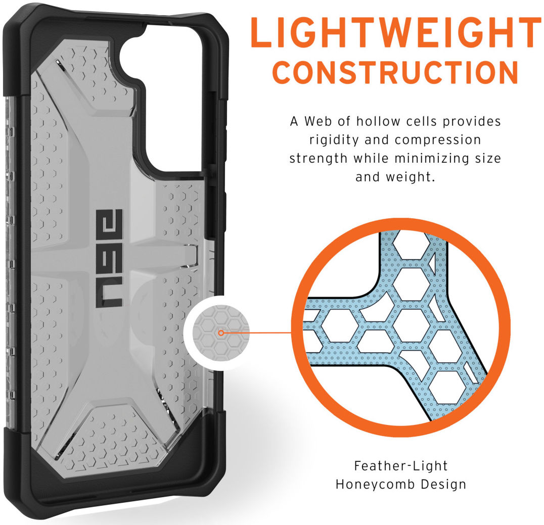 Urban Armor Gear Plasma Samsung Galaxy S21 Back Cover Hoesje Ash afbeelding 6