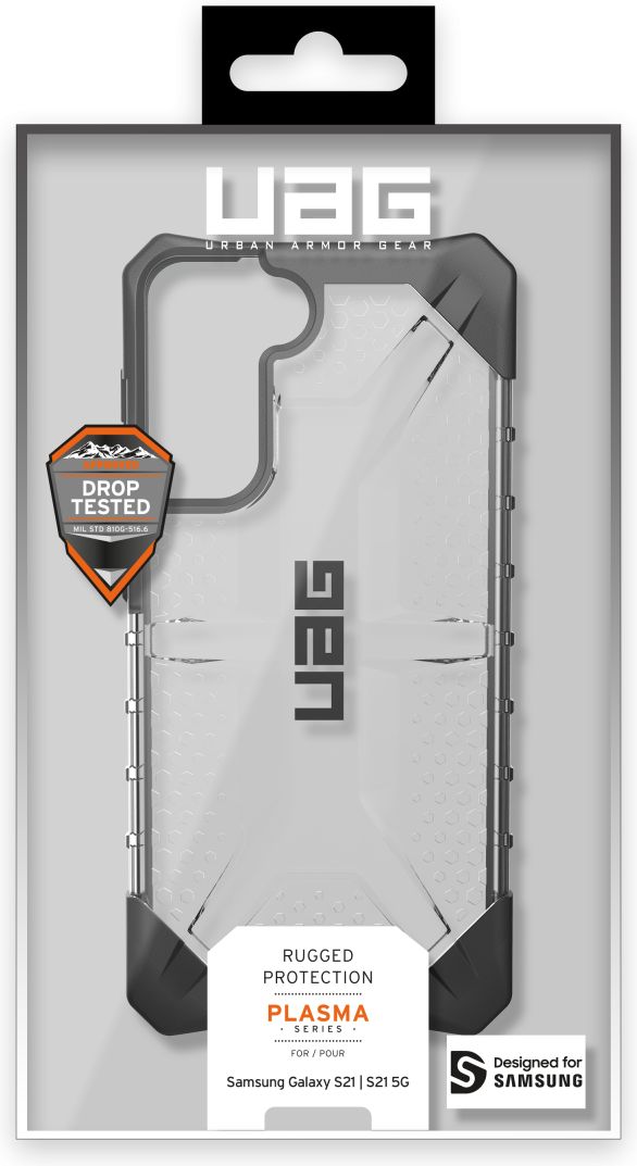 Urban Armor Gear Plasma Samsung Galaxy S21 Back Cover Hoesje Ice afbeelding 15