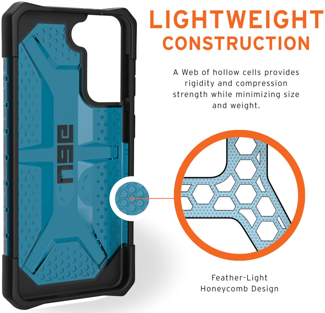Urban Armor Gear Plasma Samsung Galaxy S21 Back Cover Hoesje Blauw afbeelding 6