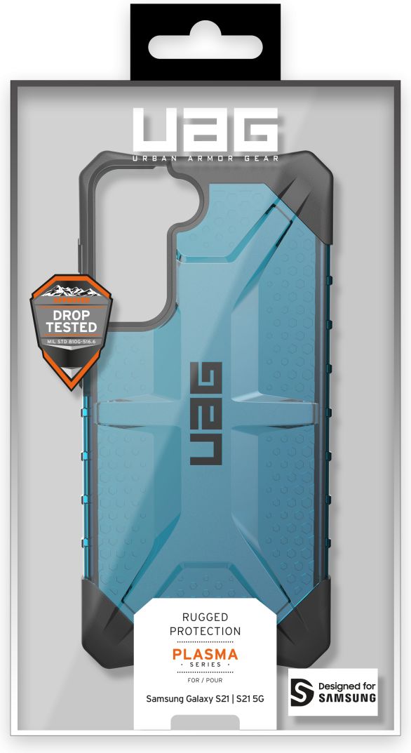 Urban Armor Gear Plasma Samsung Galaxy S21 Back Cover Hoesje Blauw afbeelding 15