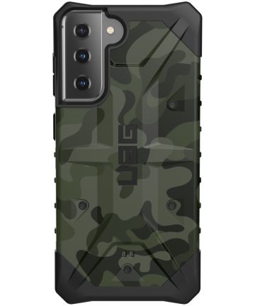 Urban Armor Gear Pathfinder Samsung Galaxy S21 Hoesje Forest Camo Hoesjes