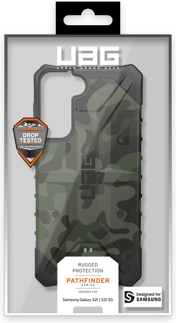 Urban Armor Gear Pathfinder Samsung Galaxy S21 Hoesje Forest Camo afbeelding 10