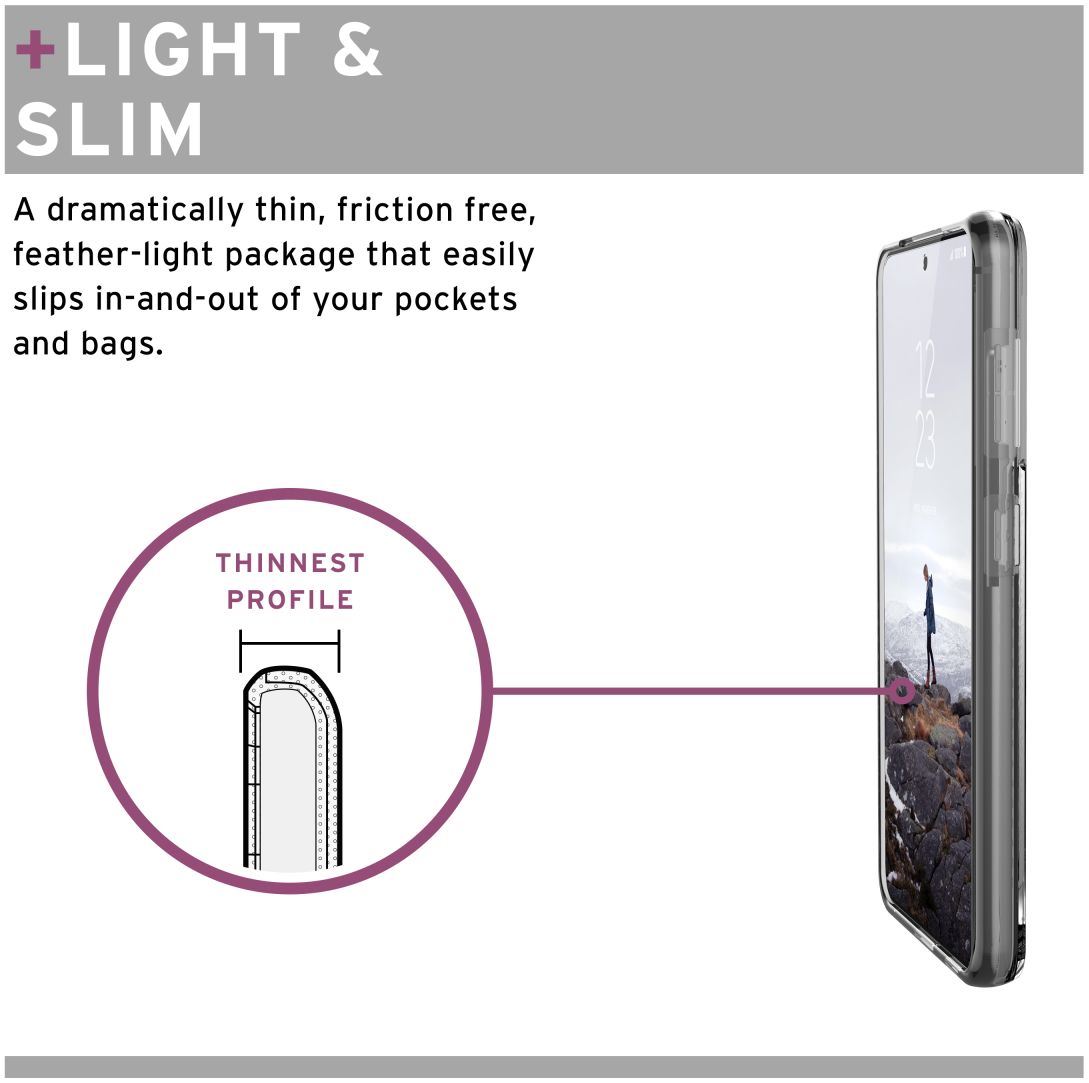 Urban Armor Gear [U] Lucent Samsung Galaxy S21 Hoesje Ash afbeelding 6