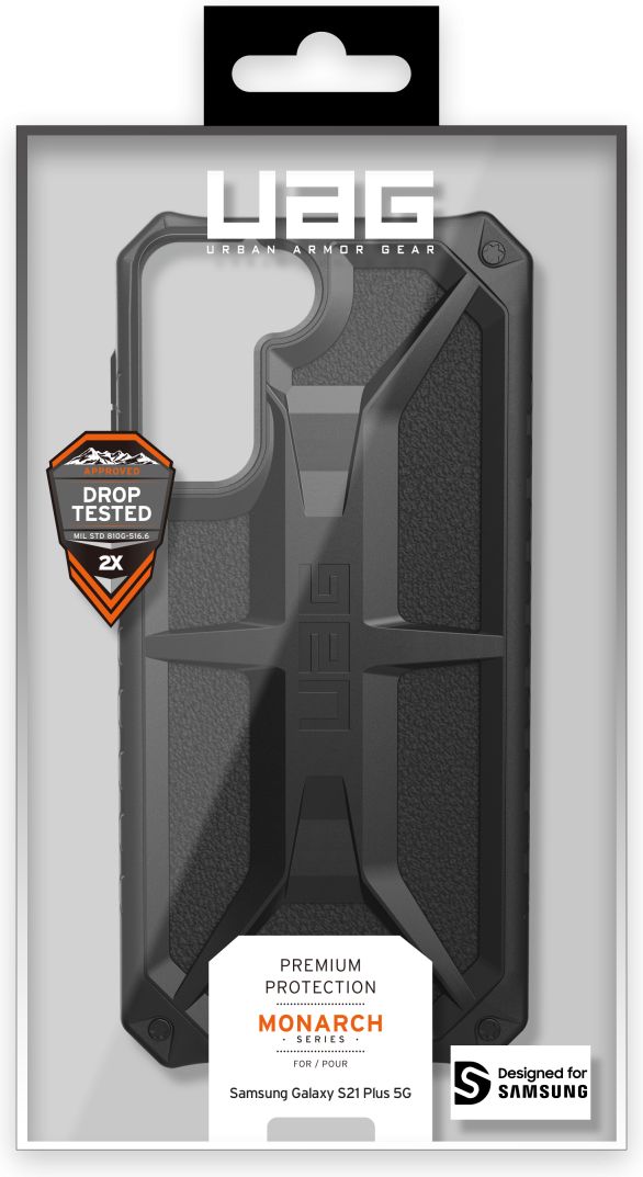 Urban Armor Gear Monarch Samsung Galaxy S21 Plus Hoesje Zwart afbeelding 13