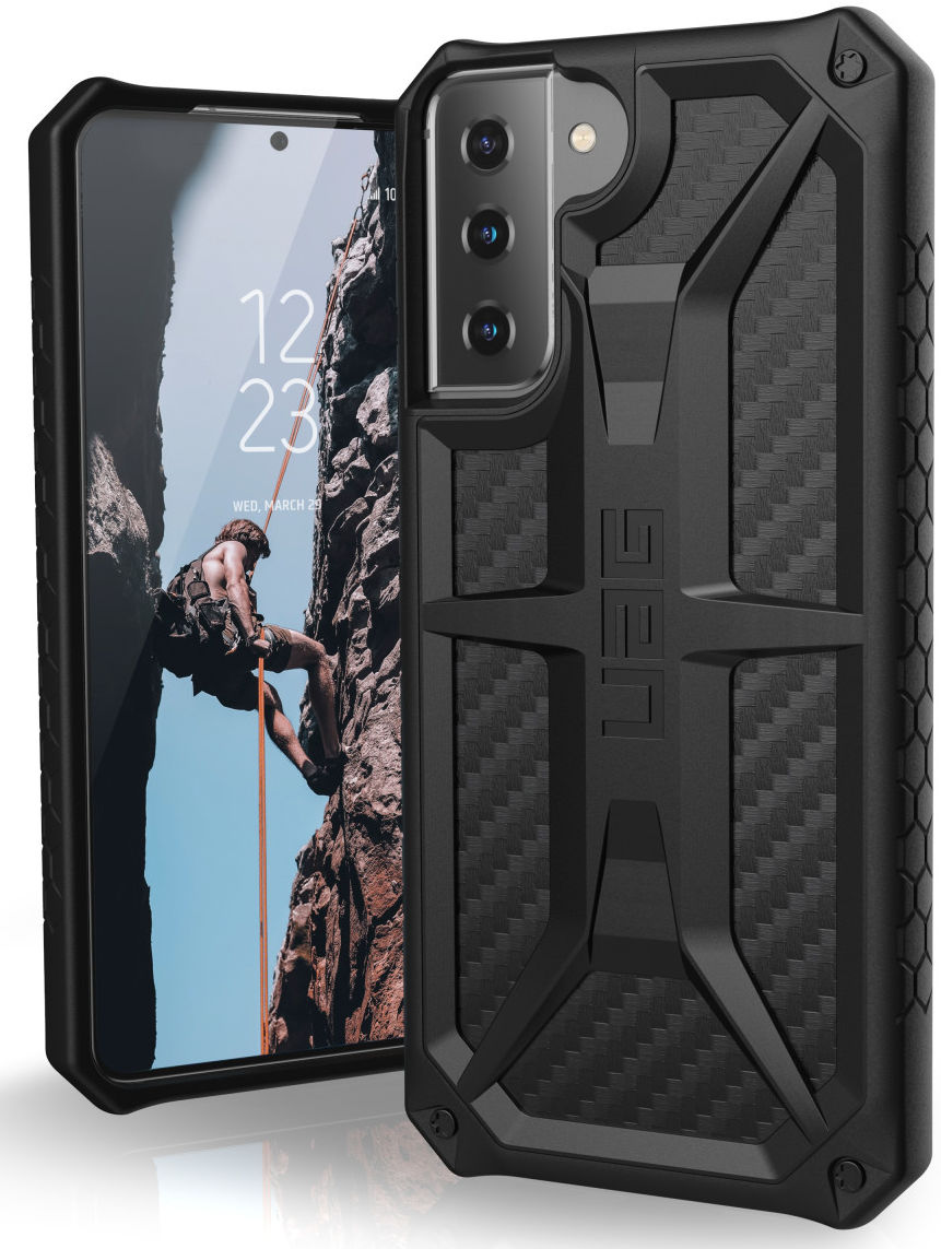 Urban Armor Gear Monarch Samsung Galaxy S21 Plus Hoesje Carbon afbeelding 1