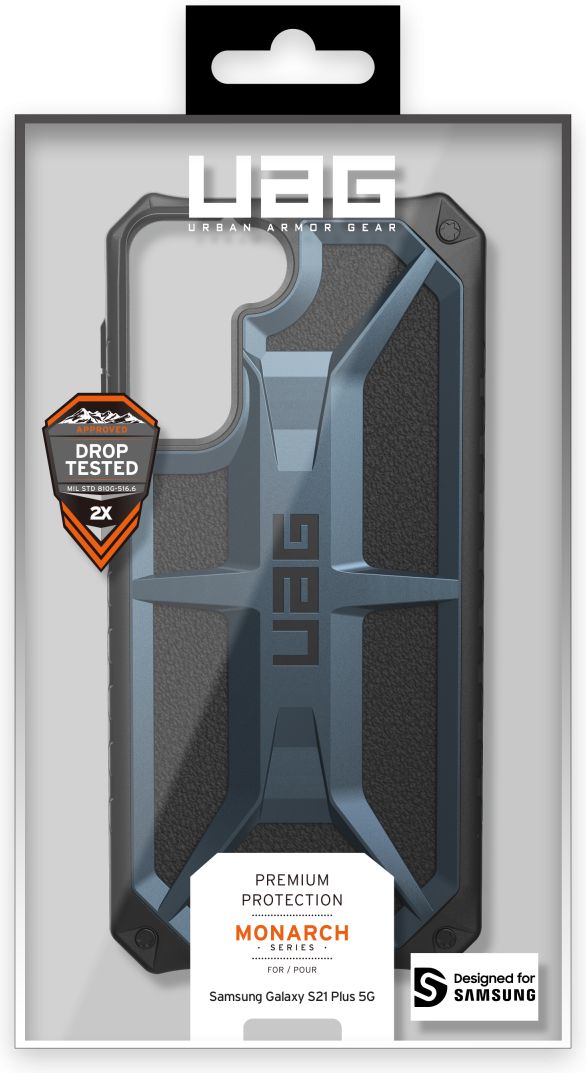 Urban Armor Gear Monarch Samsung Galaxy S21 Plus Hoesje Blauw afbeelding 13