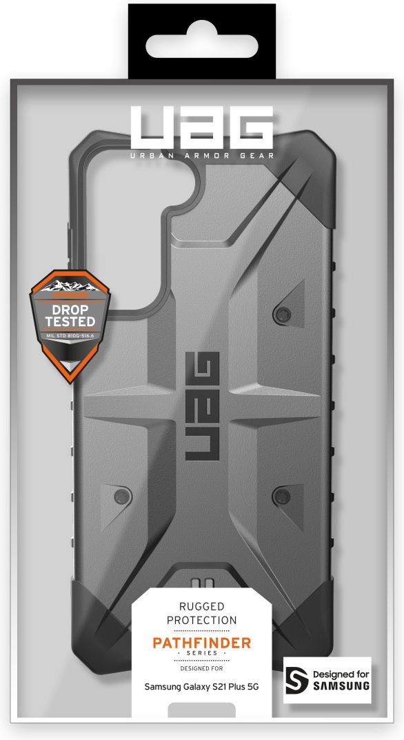 Urban Armor Gear Pathfinder Samsung Galaxy S21 Plus Hoesje Zilver afbeelding 15