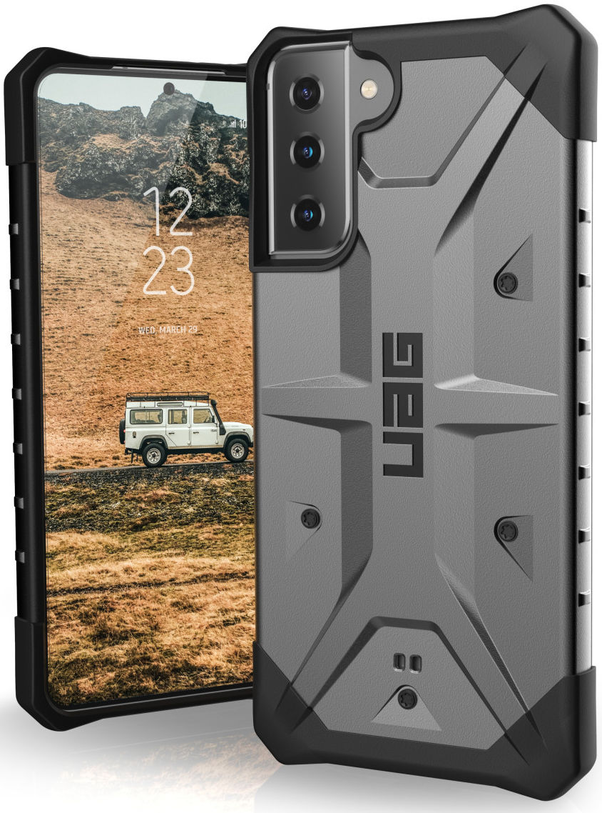 Urban Armor Gear Pathfinder Samsung Galaxy S21 Plus Hoesje Zilver afbeelding 2