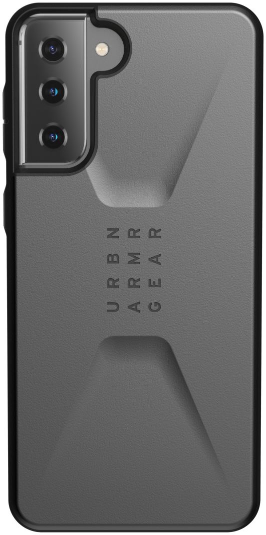 Urban Armor Gear Civilian Samsung Galaxy S21 Plus Hoesje Zilver afbeelding 2