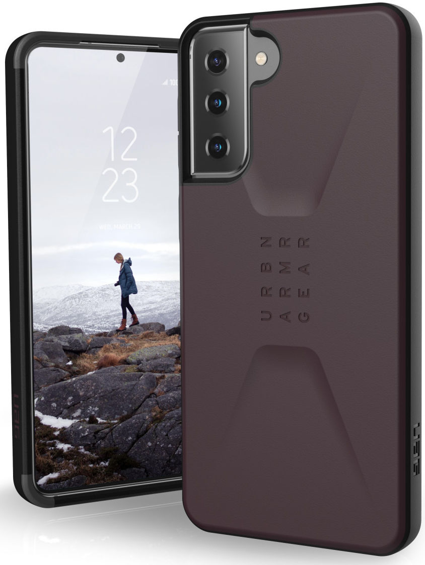 Urban Armor Gear Civilian Samsung Galaxy S21 Plus Hoesje Paars afbeelding 1