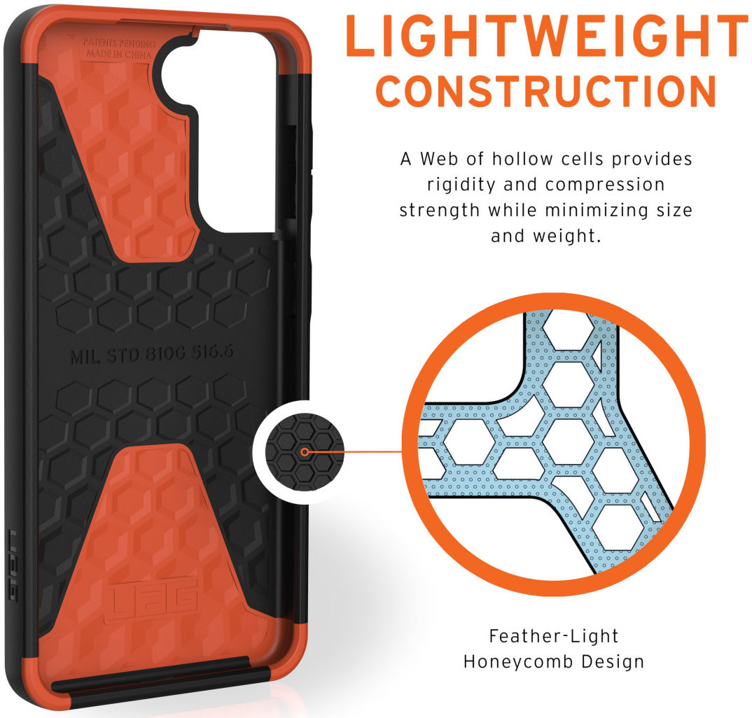 Urban Armor Gear Civilian Samsung Galaxy S21 Plus Hoesje Olive afbeelding 5