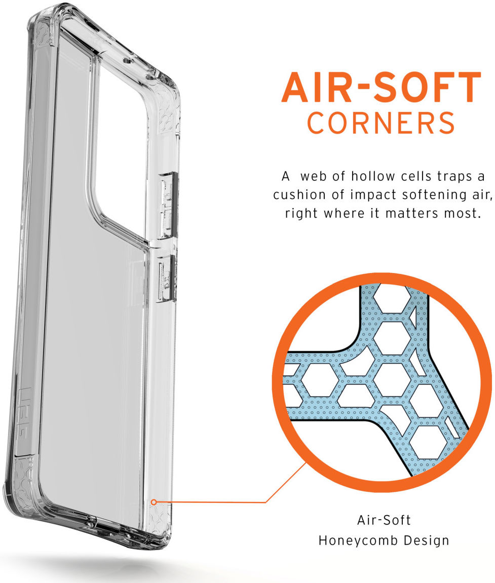 Urban Armor Gear Plyo Samsung Galaxy S21 Ultra Hoesje Ice afbeelding 6