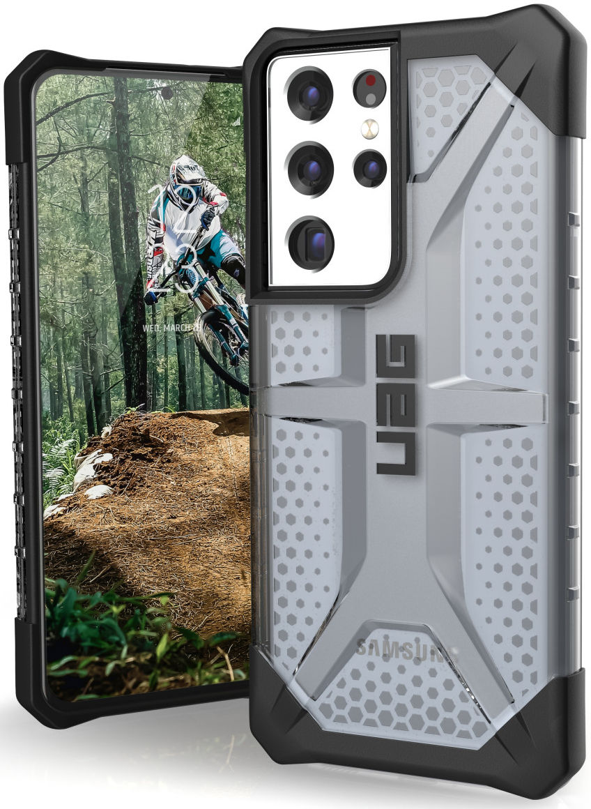 Urban Armor Gear Plasma Samsung Galaxy S21 Ultra Hoesje Ash afbeelding 1