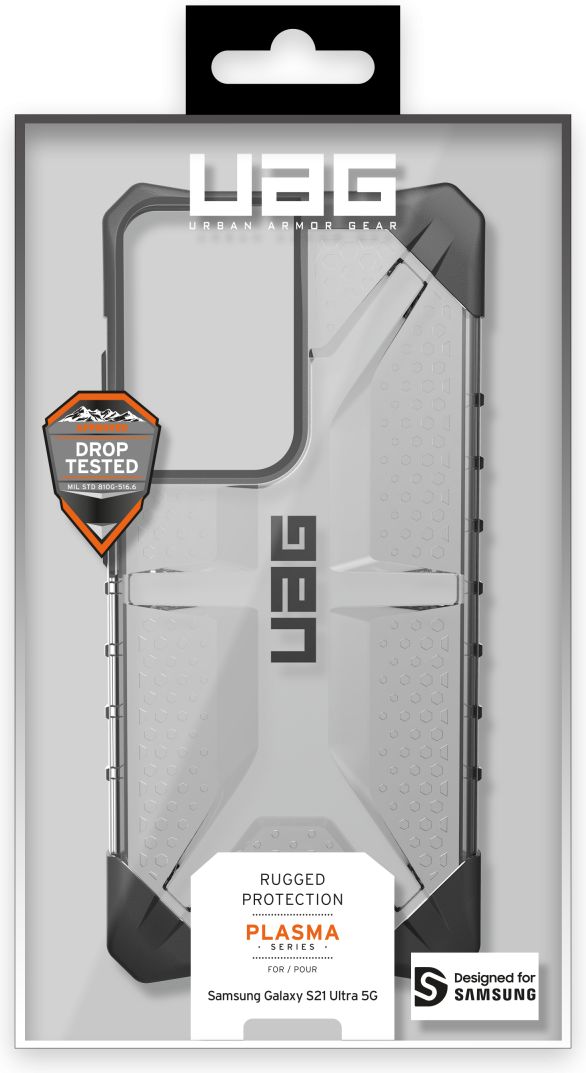 Urban Armor Gear Plasma Samsung Galaxy S21 Ultra Hoesje Ash afbeelding 15