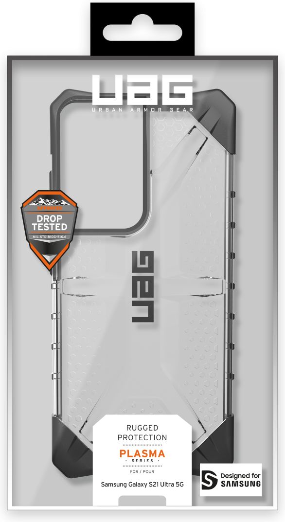 Urban Armor Gear Plasma Samsung Galaxy S21 Ultra Hoesje Ice afbeelding 15
