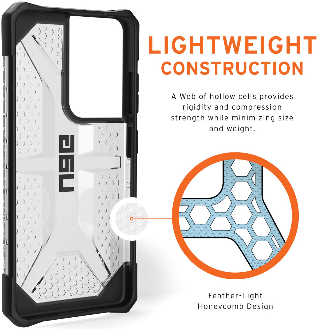 Urban Armor Gear Plasma Samsung Galaxy S21 Ultra Hoesje Ice afbeelding 6