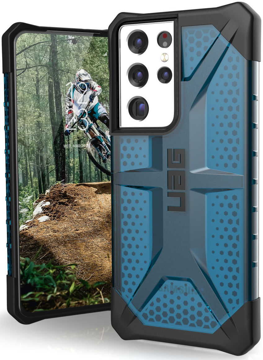 Urban Armor Gear Plasma Samsung Galaxy S21 Ultra Hoesje Blauw afbeelding 1