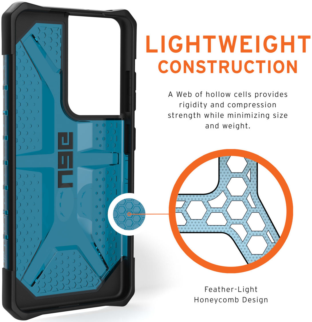 Urban Armor Gear Plasma Samsung Galaxy S21 Ultra Hoesje Blauw afbeelding 6